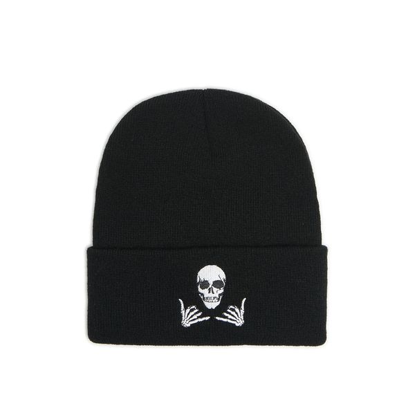 Cropp Cropp - Crna kapa beanie - CRNO