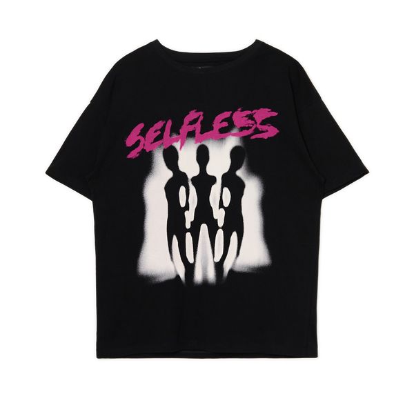 Cropp Cropp - Crna majica s printom - CRNO