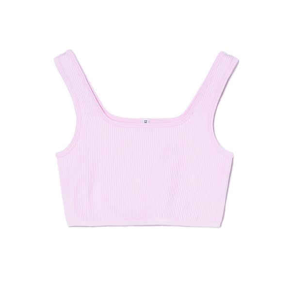 Cropp Cropp - Crop top - pastelno pink