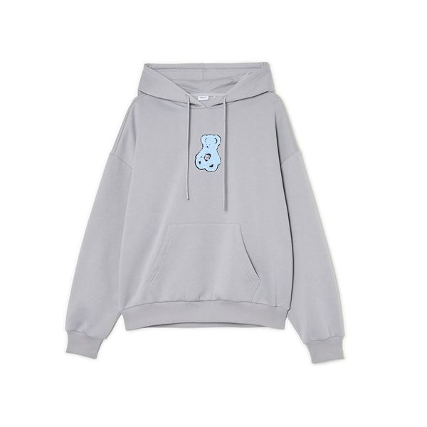 Cropp Cropp - Dukserica s aplikacija - light grey