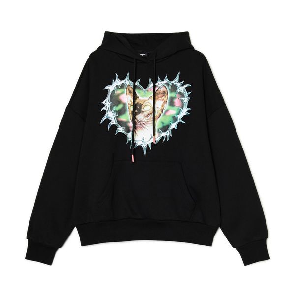 Cropp Cropp - Dukserica s kapuljačom - CRNO