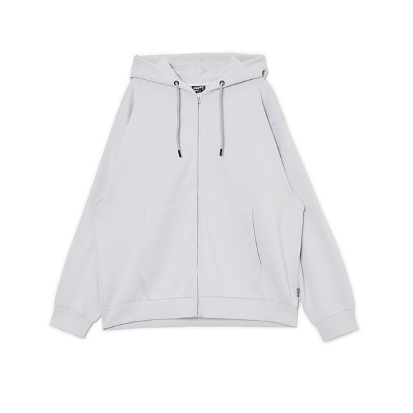 Cropp Cropp - Dukserica s kapuljačom i rajsferšlusom - light grey