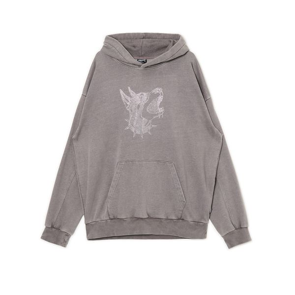 Cropp Cropp - Dukserica s kapuljačom - light grey