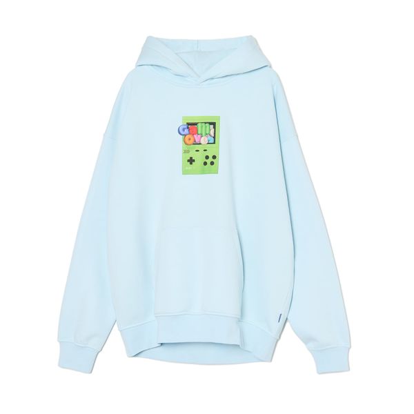 Cropp Cropp - Dukserica sa kapuljačom i printom - bledoplavo