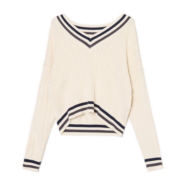 Cropp Cropp - Džemper s printom - Krem