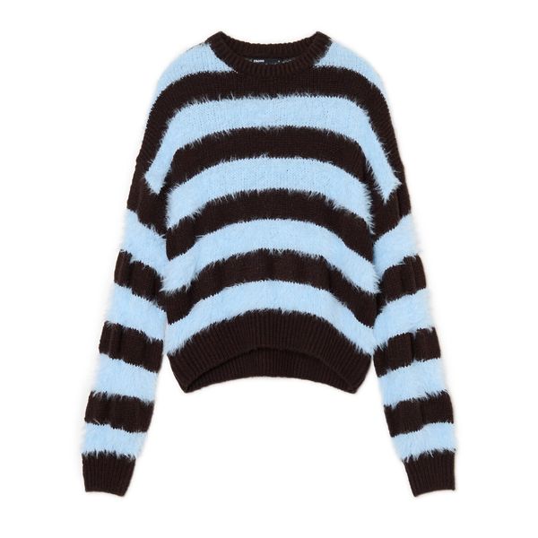 Cropp Cropp - Džemper sa prugama - bledoplavo