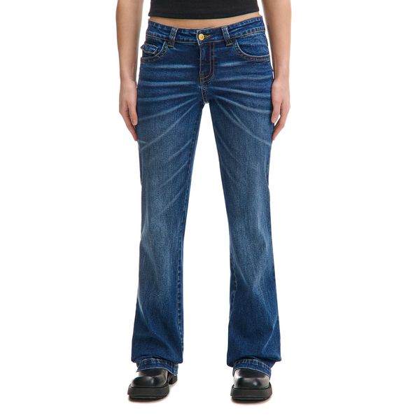 Cropp Cropp - Farmerke flare - navy