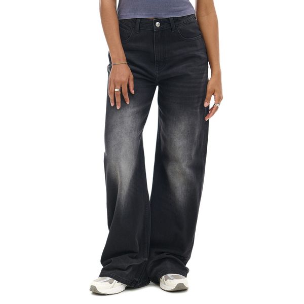 Cropp Cropp - Farmerke wide leg - CRNO