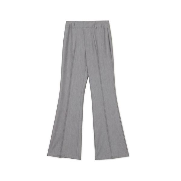 Cropp Cropp - Flare pantalone - tamno siva