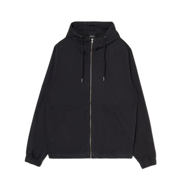 Cropp Cropp - Jakna s kapuljačom - CRNO