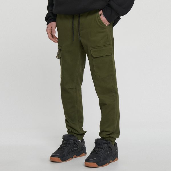 Cropp Cropp - Jogger pantalone - green