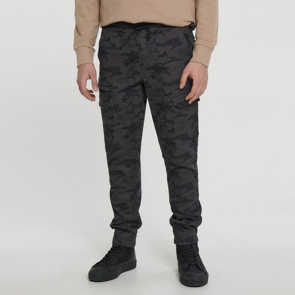 Cropp Cropp - Jogger pantalone - tamno siva