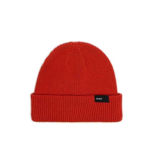 Cropp Cropp - Kapa beanie sa zakrpom - Bakar