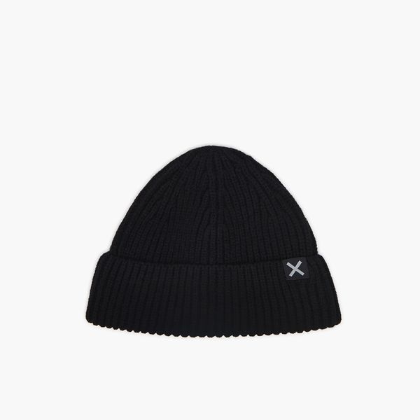 Cropp Cropp - Kapa beanie sa zakrpom - CRNO