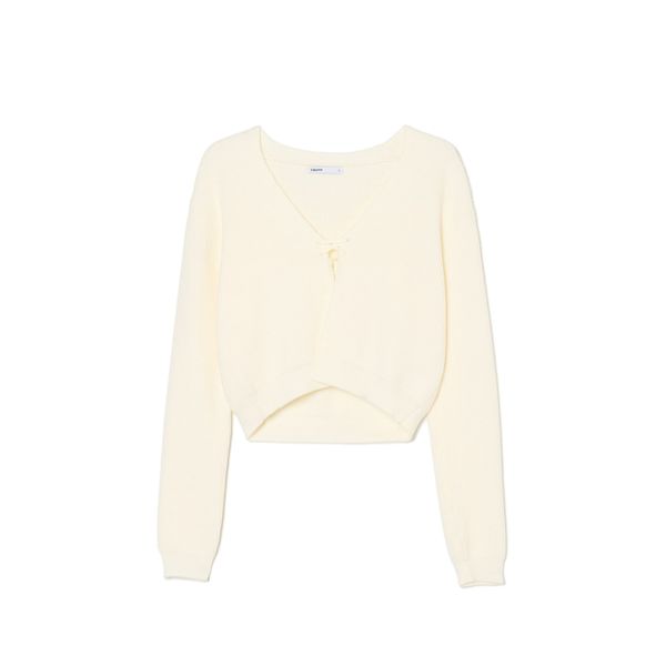 Cropp Cropp - Kardigan - Krem
