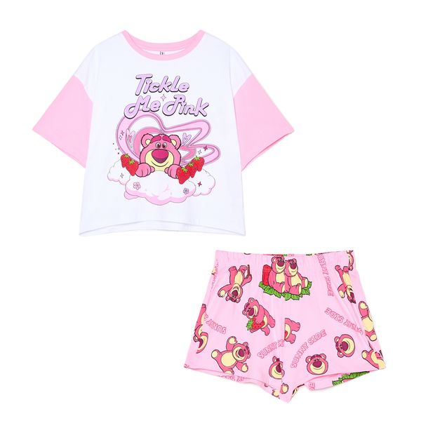 Cropp Cropp - Komplet dvodelne pidžame Toy Story - pastelno pink