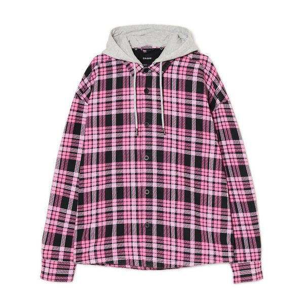 Cropp Cropp - Košulja s kapuljačom - pink