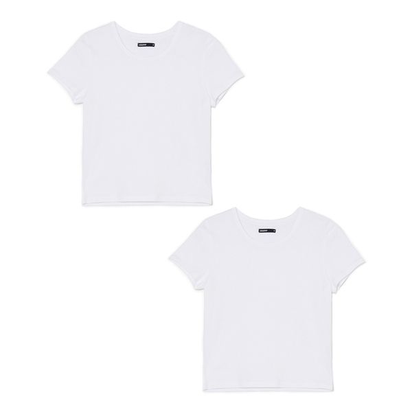 Cropp Cropp - LADIES` T-SHIRT - white