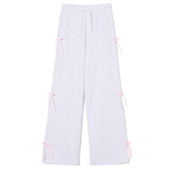 Cropp Cropp - LADIES` TROUSERS - light grey