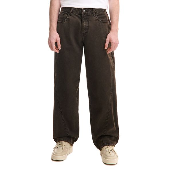 Cropp Cropp - Loose farmerke - tamno braon