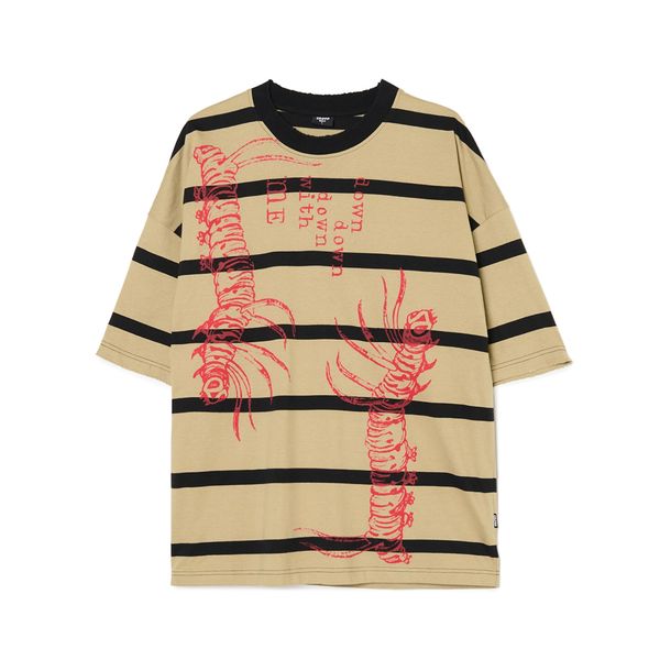 Cropp Cropp - Majica kratkih rukava s dezenom - braonkasto zelena