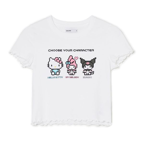 Cropp Cropp - Majica kratkih rukava s printom Hello Kitty - white