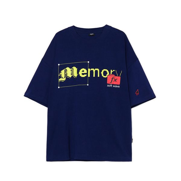 Cropp Cropp - Majica kratkih rukava s printom - navy