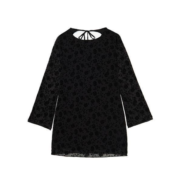 Cropp Cropp - Mini haljina s cvetnim dezenom - CRNO