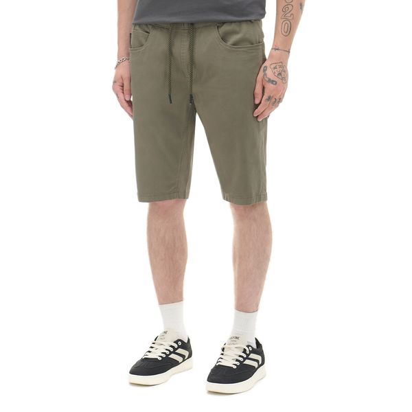 Cropp Cropp - Običan šorts - maslina