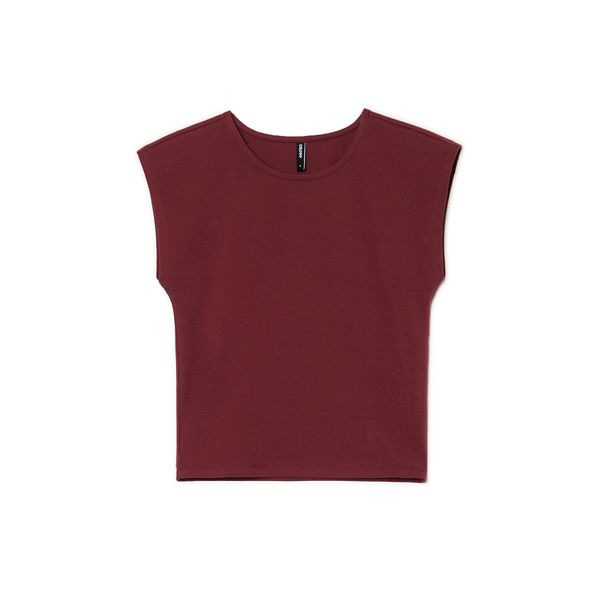 Cropp Cropp - Obična majica - bordo