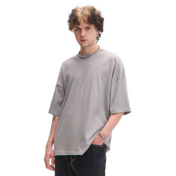 Cropp Cropp - Obična majica - light grey