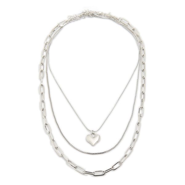 Cropp Cropp - Ogrlica sa priveskom - srebro