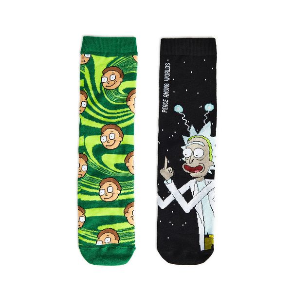 Cropp Cropp - Pakovanje od 2 para čarapa Rick and Morty - CRNO