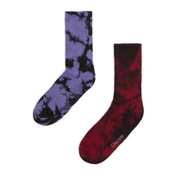 Cropp Cropp - Pakovanje od 2 para čarapa s printom - Crvena