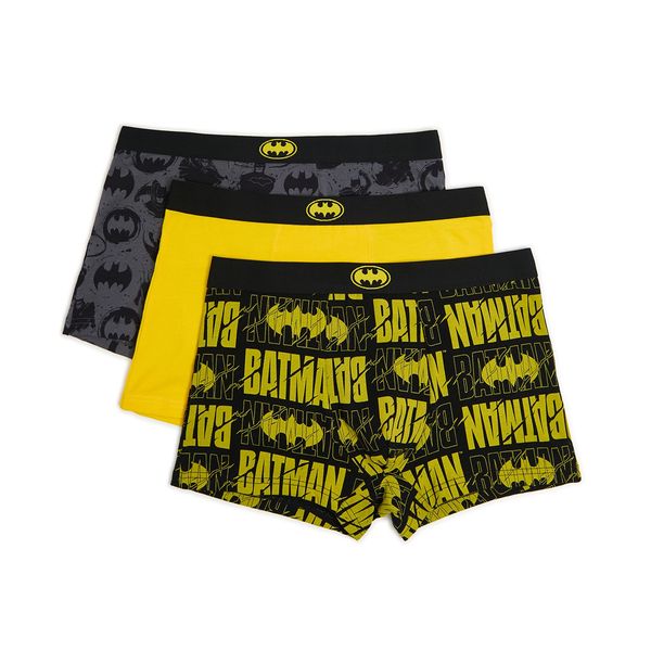 Cropp Cropp - Pakovanje od 3 para bokserica Batman - CRNO