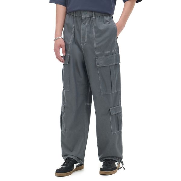 Cropp Cropp - Pantalone s cargo džepovima - tamno siva