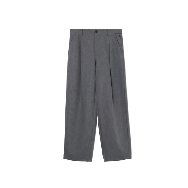 Cropp Cropp - Pantalone wide leg - tamno siva
