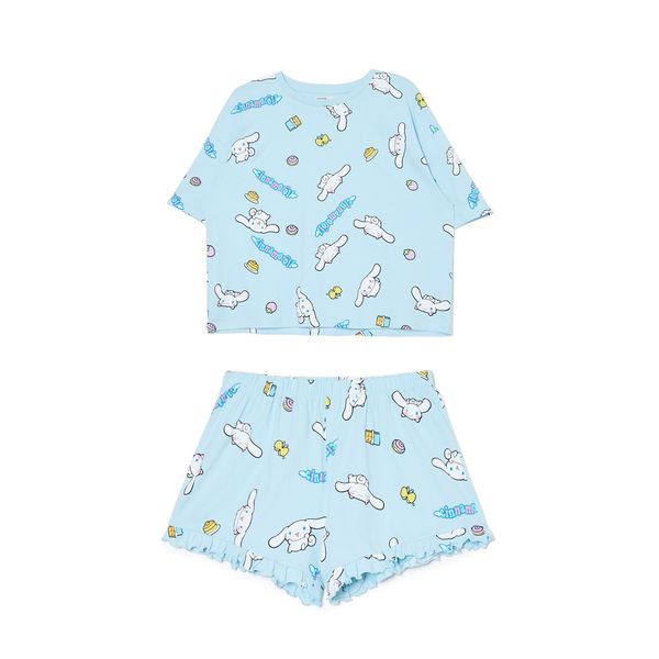Cropp Cropp - Pidžame Cinnamoroll - bledoplavo