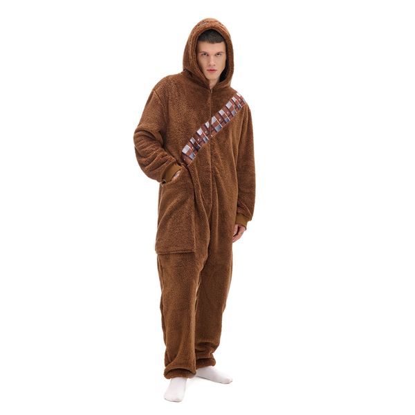 Cropp Cropp - Praznična pidžama Star Wars Chewbacca - braon