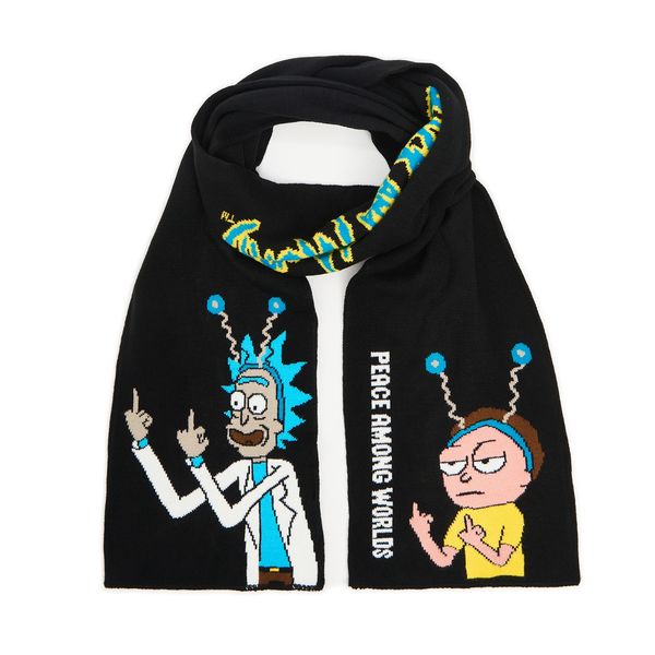 Cropp Cropp - Šal Rick and Morty - CRNO