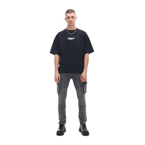 Cropp Cropp - Skinny farmerke - grey