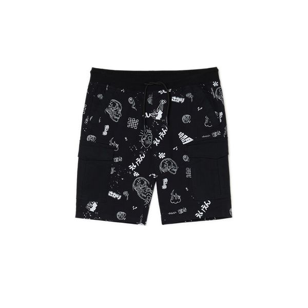 Cropp Cropp - Šorts - CRNO