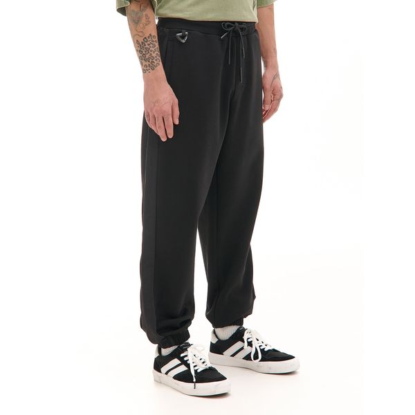 Cropp Cropp - Sportske jogger pantalone - CRNO