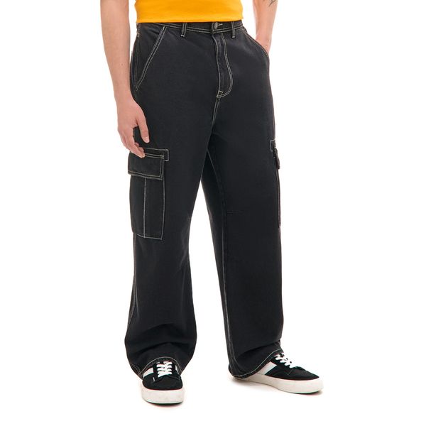 Cropp Cropp - Super baggy farmerke - CRNO