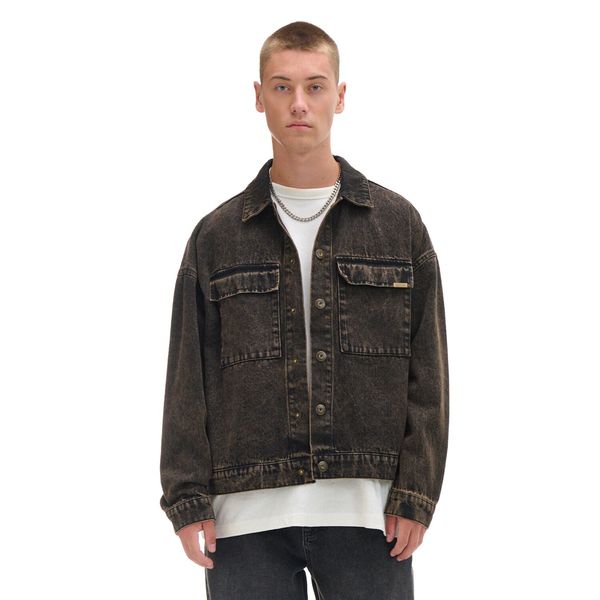 Cropp Cropp - Teksas jakna - CRNO