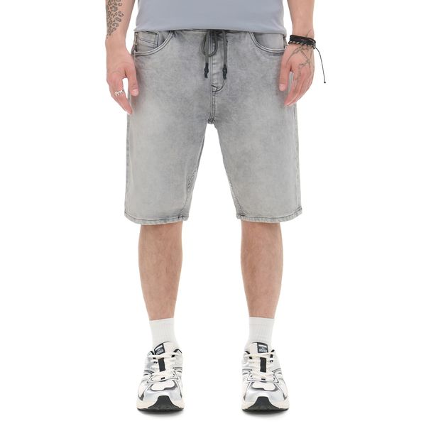 Cropp Cropp - Teksas šorts - light grey