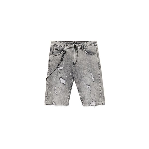 Cropp Cropp - Teksas šorts - light grey