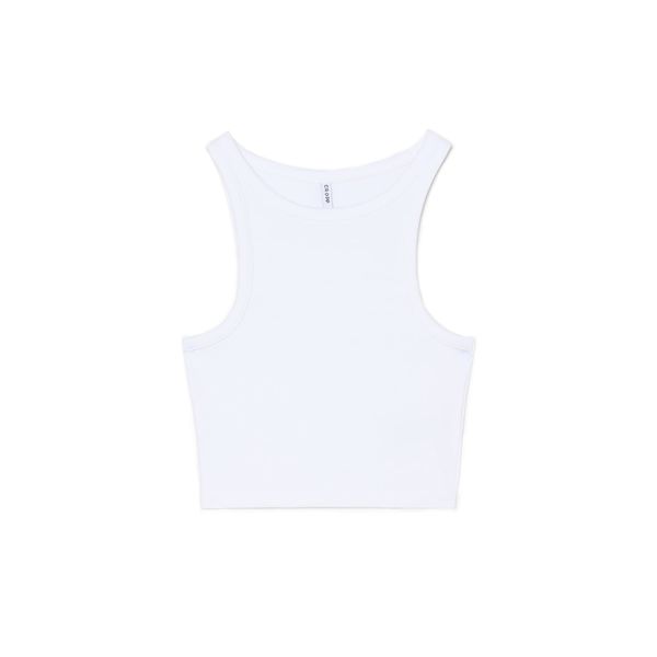 Cropp Cropp - Top na bretele - white