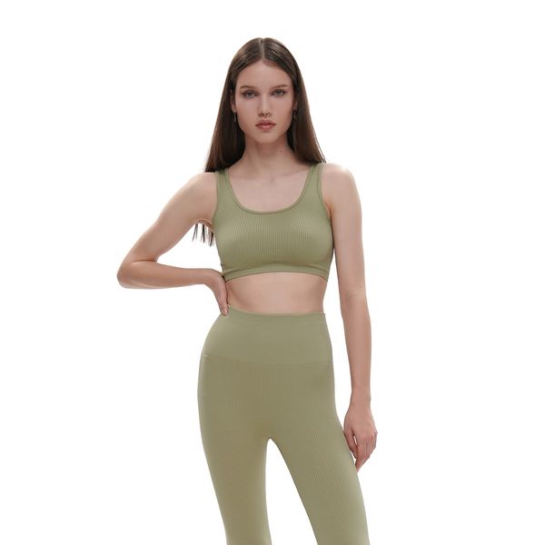 Cropp Cropp - Zeleni crop top - svetlo zelena