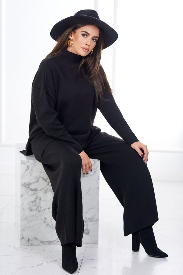 Kesi 2-piece set of sweaters in black